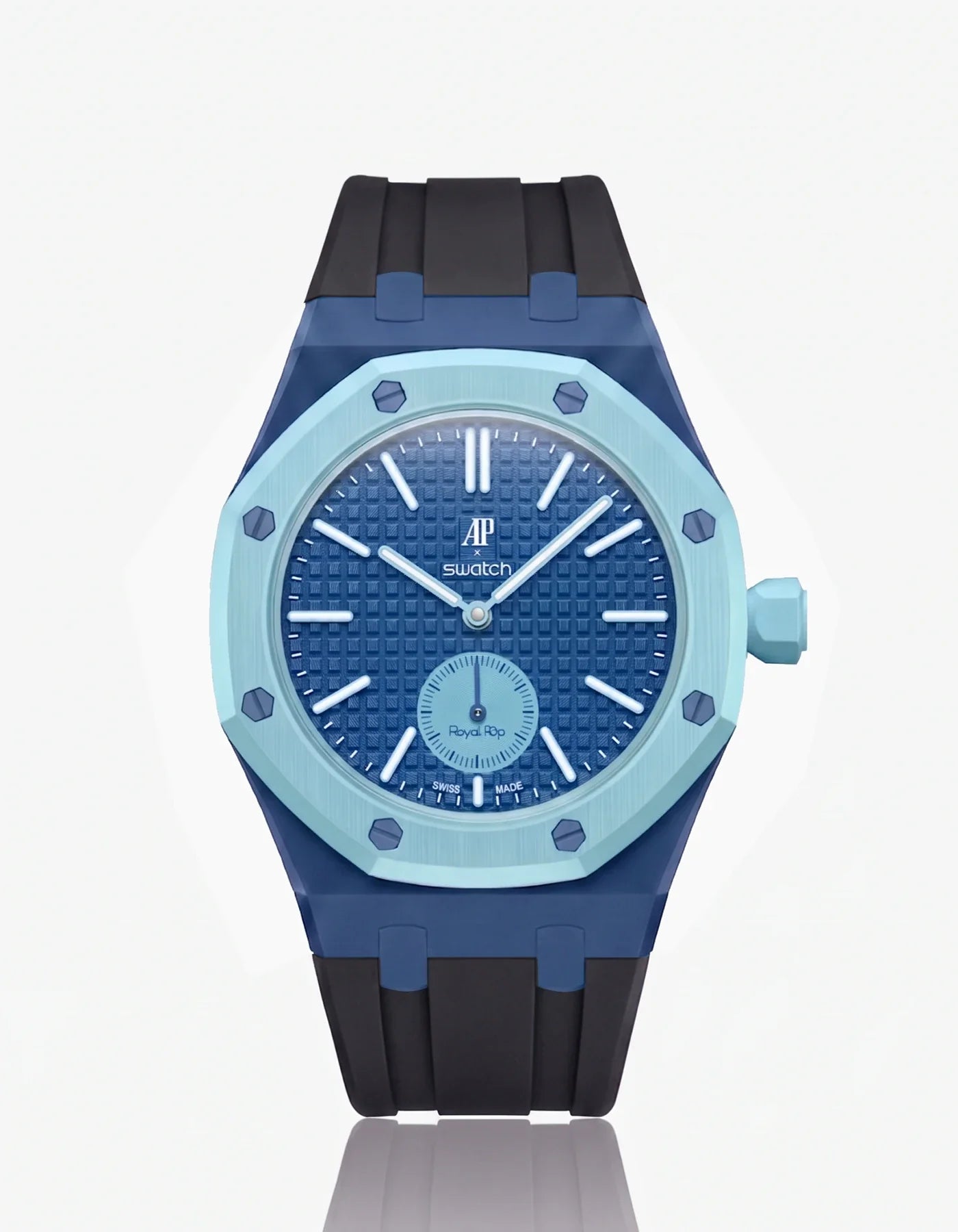 Rubber Strap & Case For AP x Swatch Royal Pop Làn Ba