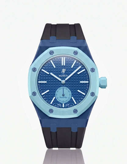 Rubber Strap & Case For AP x Swatch Royal Pop Làn Ba