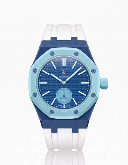 Rubber Strap & Case For AP x Swatch Royal Pop Làn Ba