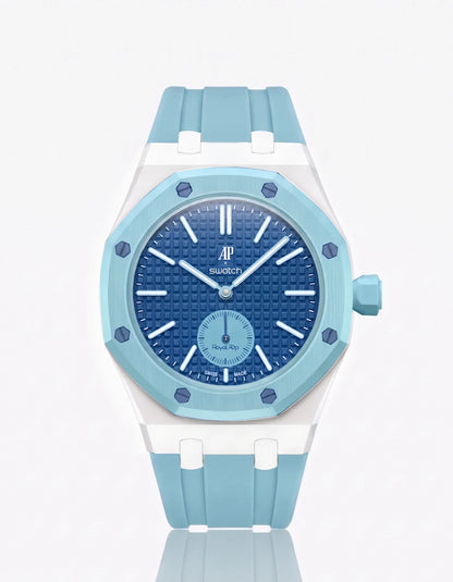 Rubber Strap & Case For AP x Swatch Royal Pop Làn Ba