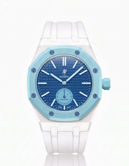 Rubber Strap & Case For AP x Swatch Royal Pop Làn Ba