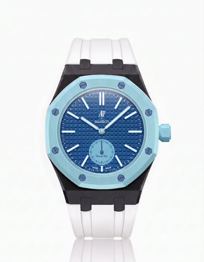 Rubber Strap & Case For AP x Swatch Royal Pop Làn Ba